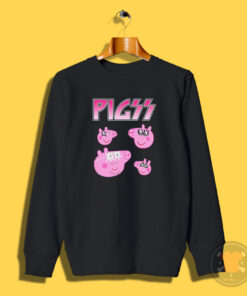 Pigs Peppa Pig x Kiss Band Parody Sweatshirt