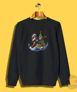 Skelly Claus Death Metal Christmas Sweatshirt