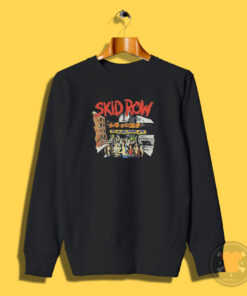 Skid Row Youth Gone Wild With Band Member Names Sweatshirt