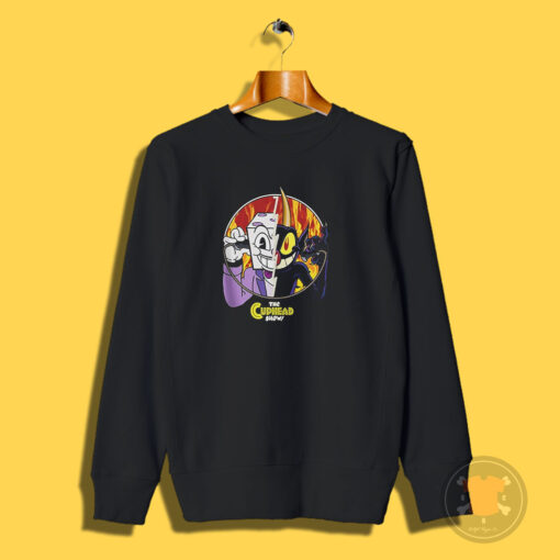 The Cuphead Show King Dice And The Devil Sweatshirt