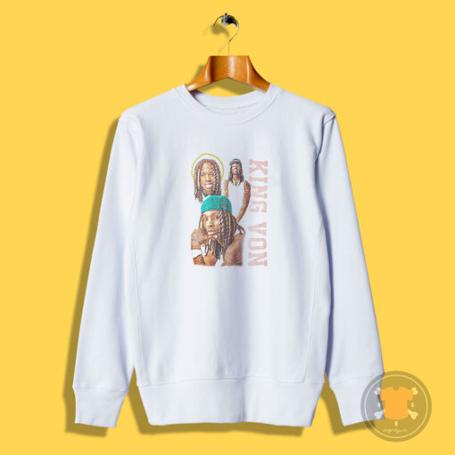 Vintage 90s Bootleg King Von Sweatshirt