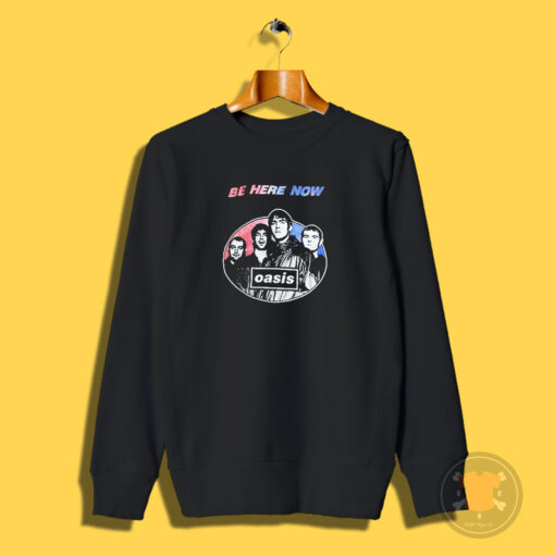 Vintage Album Be Here Now Oasis Sweatshirt