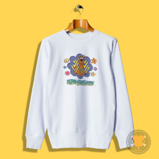 Vintage Scooby Doo Peace And Love Sweatshirt