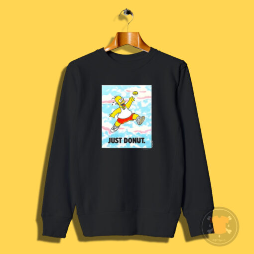 Vintage The Simpsons Homer Just Donut Sweatshirt