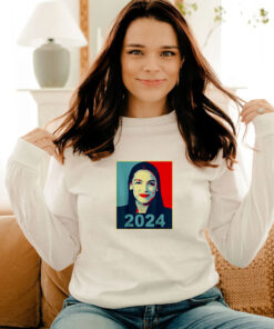 AOC for President 2024 AOC See Through Long Sleeve