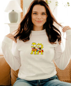 Bart And Lisa Simpson Scream Long Sleeve