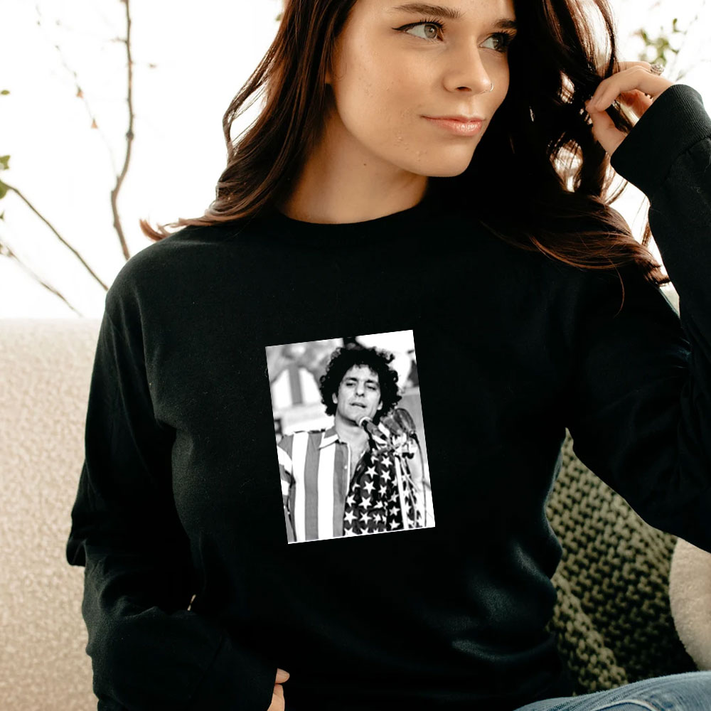 Forrest Gump American Flag Abbie Hoffman Long Sleeve