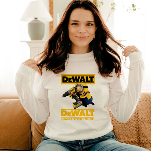 Funny Minion Dewalt Guaranteed Tough Long Sleeve