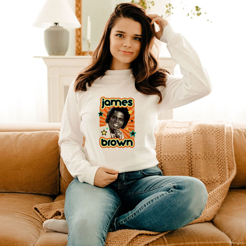 James Brown James Brown Stars Long Sleeve