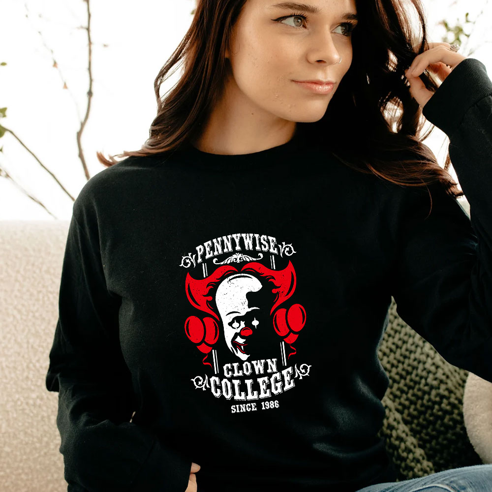 Pennywise Clown College Movie Long Sleeve