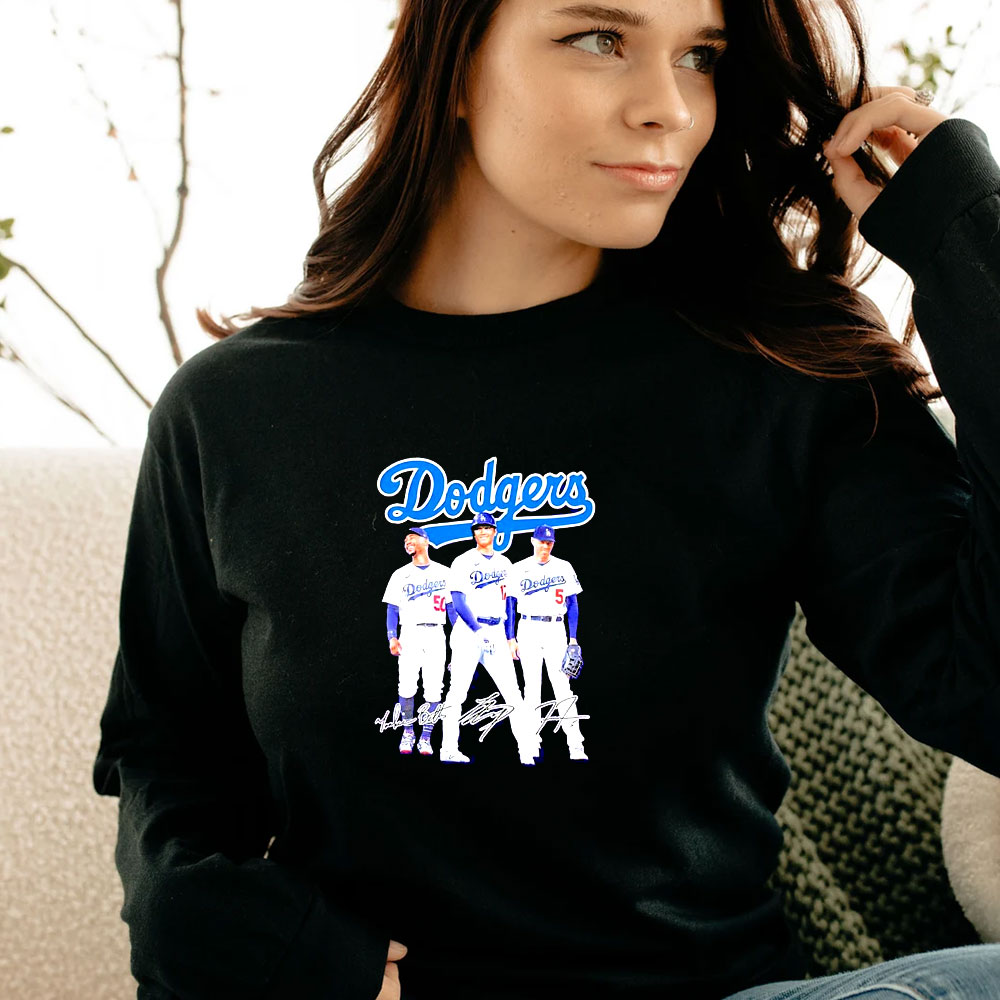 Dodgers Mookie Betts Shohei Ohtani Long Sleeve