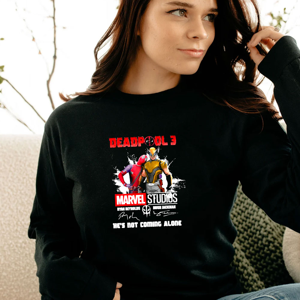 Marvel Studios Deadpool 3 Ryan Reynolds And Wolverines Long Sleeve Marvel Studios Deadpool 3 Ryan Reynolds And Wolverines Long Sleeve