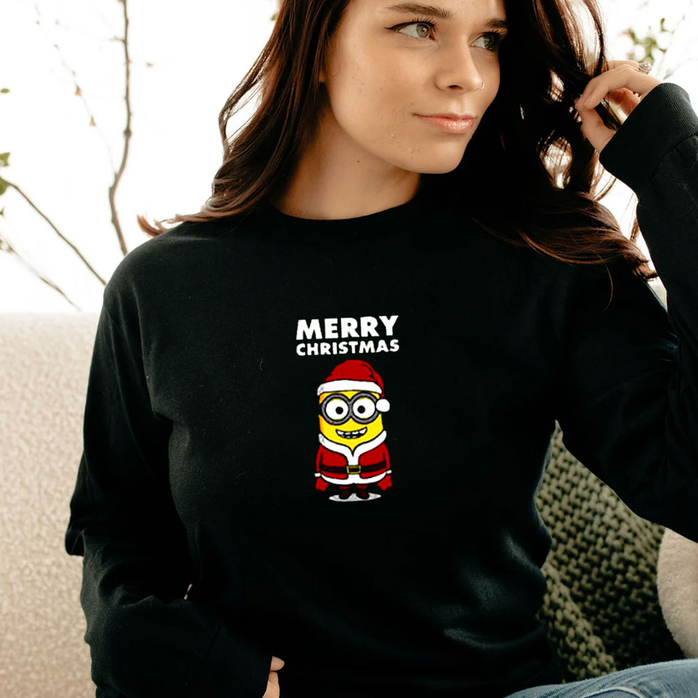 Minion Merry Christmas Long Sleeve Minion Merry Christmas Long Sleeve