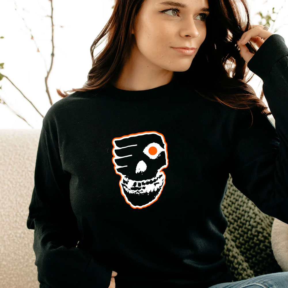 Misfits Philadelphia Flyers Hockey Mashup Long Sleeve Misfits Philadelphia Flyers Hockey Mashup Long Sleeve