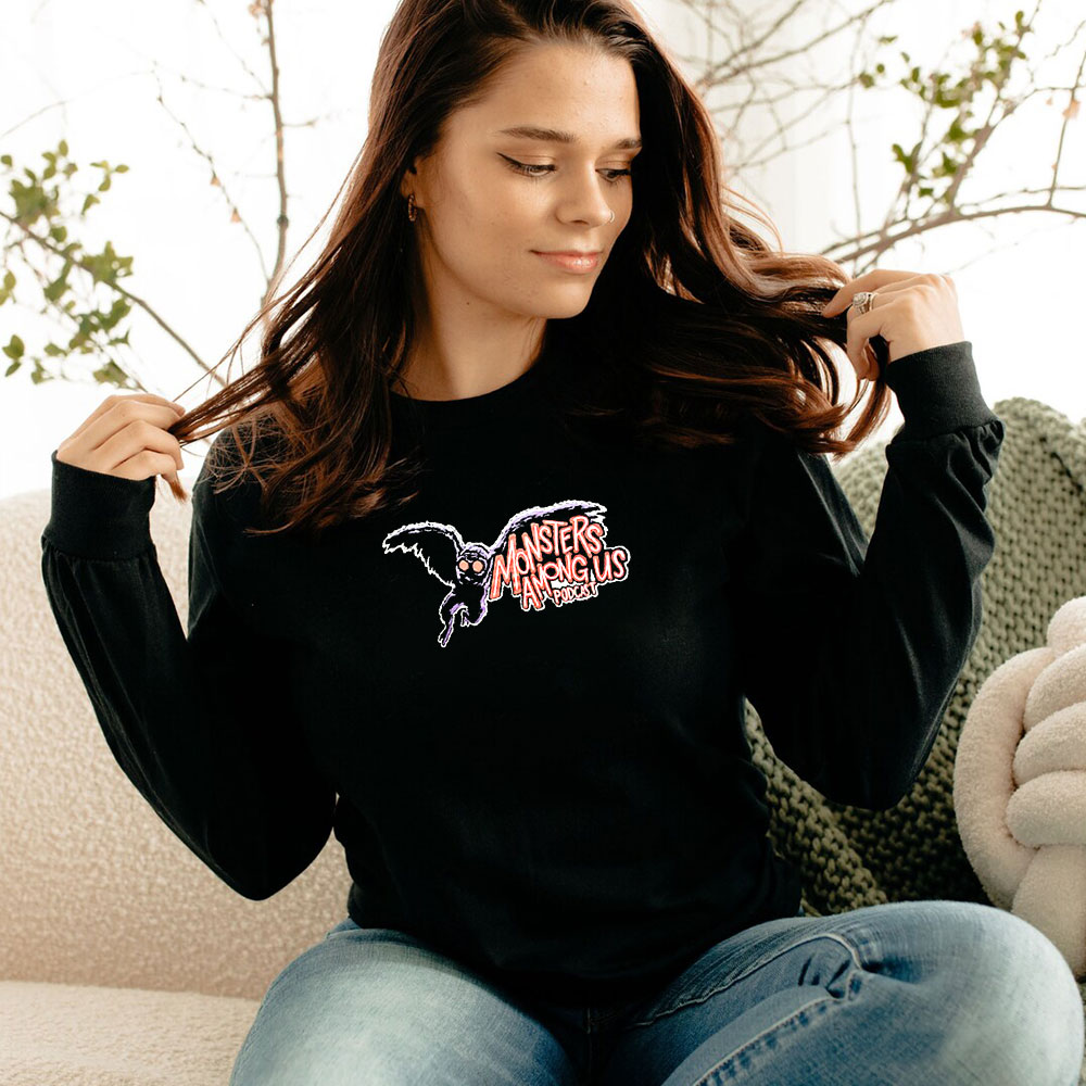 Monster Among Us Mothman Long Sleeve
