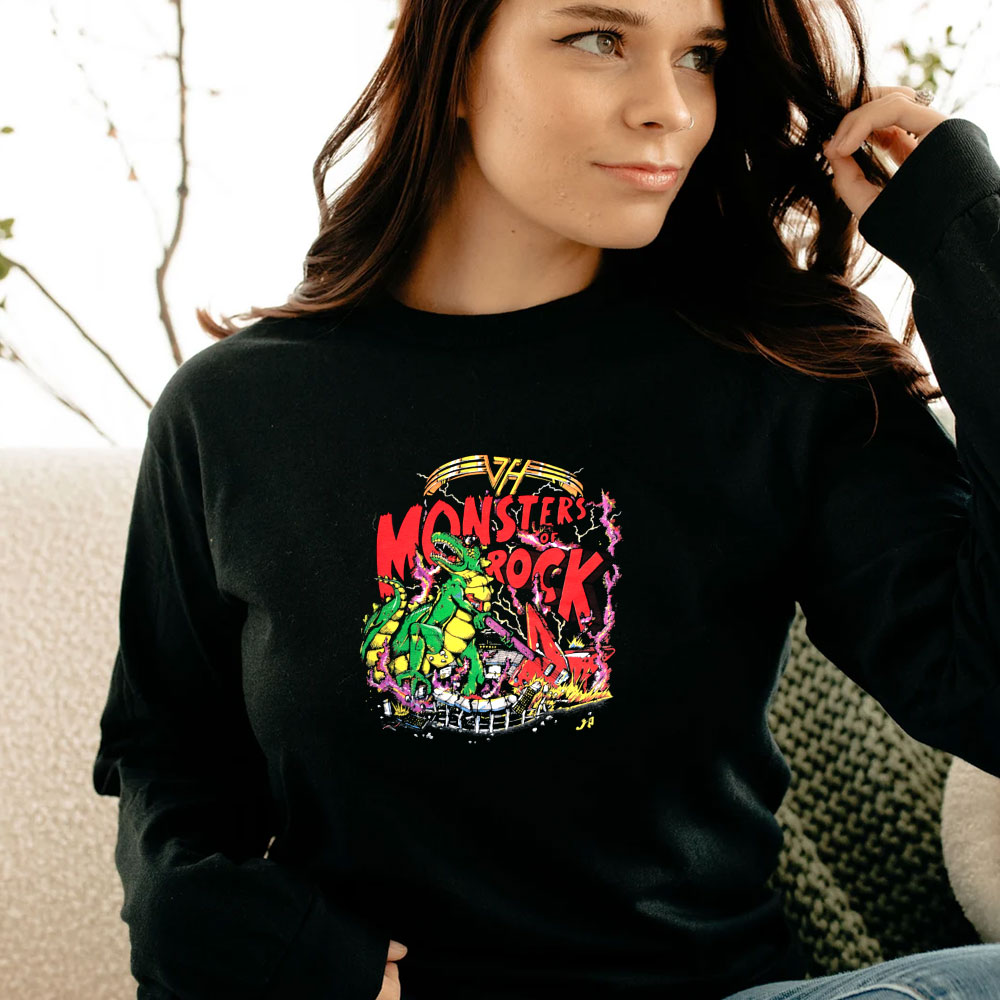 Monsters Of Rock 1988 Van Halen Tour Long Sleeve Monsters Of Rock 1988 Van Halen Tour Long Sleeve