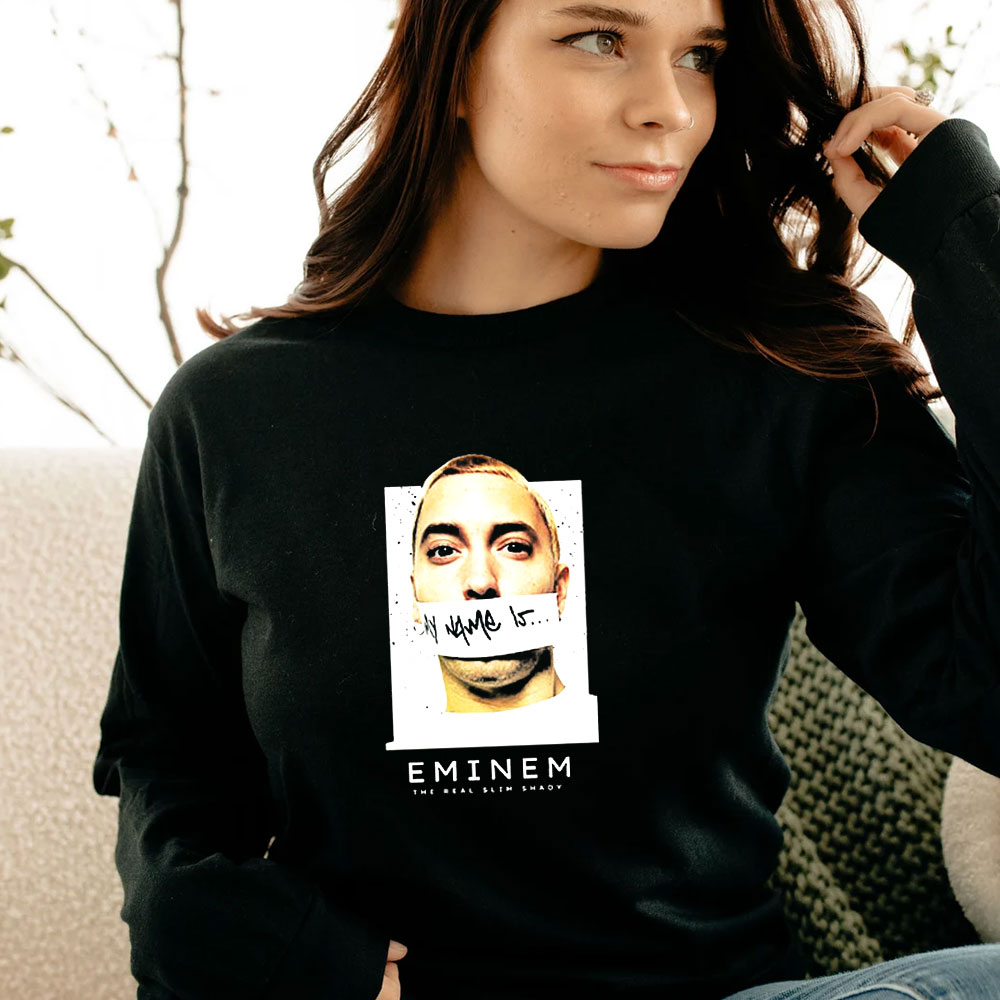 Mugshot My Name Is Eminem Long Sleeve Mugshot My Name Is Eminem Long Sleeve