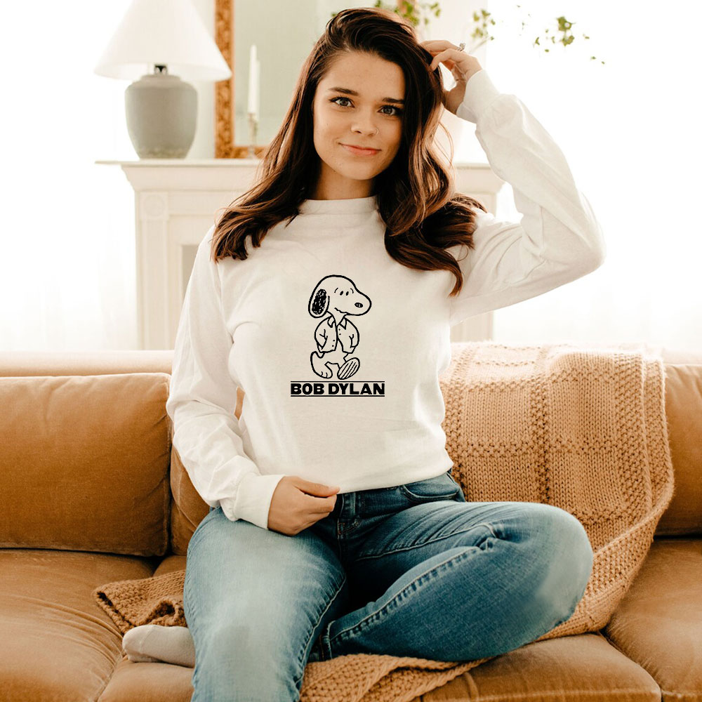 Peanuts Snoopy Bob Dylan Long Sleeve Peanuts Snoopy Bob Dylan Long Sleeve
