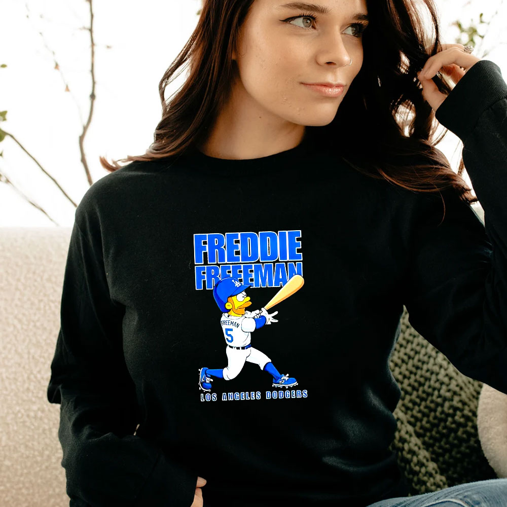 Simpson Los Angeles Dodgers Freddie Freeman Long Sleeve Simpson Los Angeles Dodgers Freddie Freeman Long Sleeve