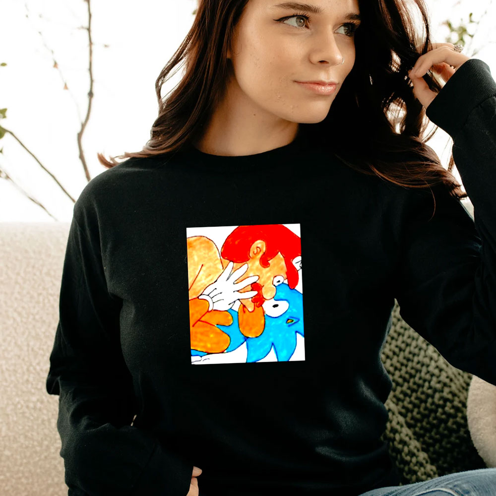 Stream Super Mario Kiss Sonic Funny Art Long Sleeve Stream Super Mario Kiss Sonic Funny Art Long Sleeve