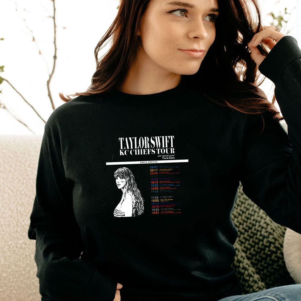 Taylor Swift Kansas City Chiefs Football Tour Long Sleeve Taylor Swift Kansas City Chiefs Football Tour Long Sleeve