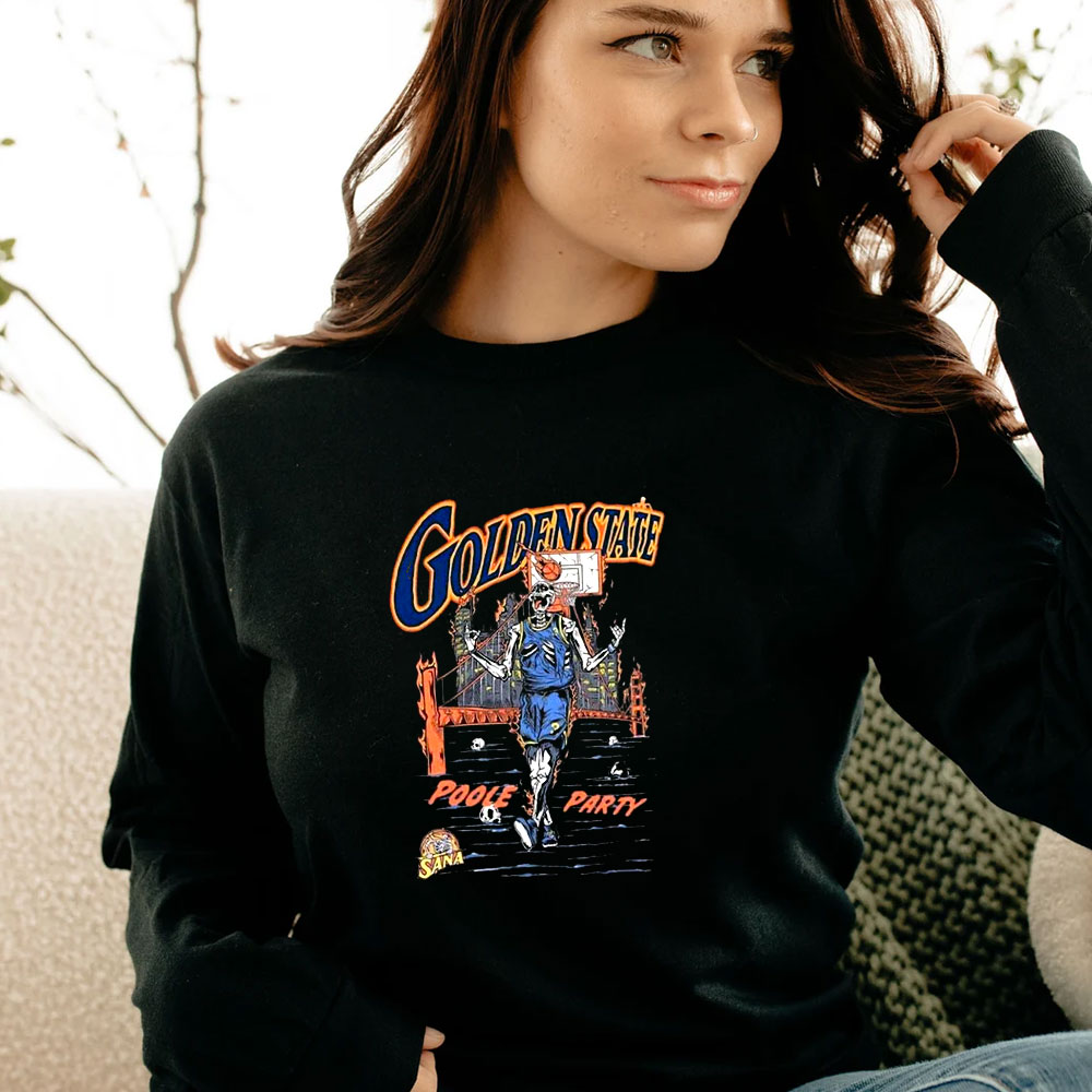 Vintage 90s Warriors Jordan Poole Long Sleeve