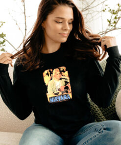 Vintage Nirvana Kurt Cobain Long Sleeve