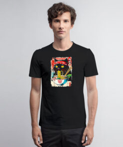 Cat Ramen Japanese Funny Cat Kawaii Cat Anime T Shirt