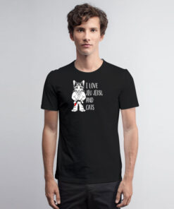 I Love Jiu Jitsu And Cats T Shirt
