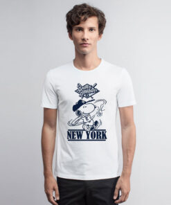 Bronx Bombers Snoopy New York Yankees Snoopy Baseball T Shirt