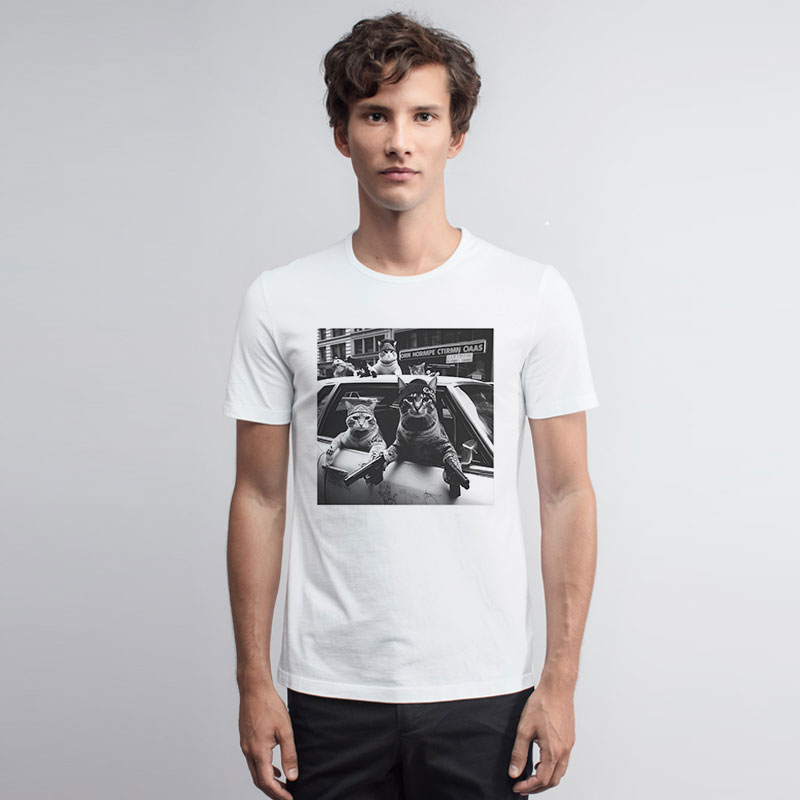 Funny Cat Gang Sarcastic T Shirt
