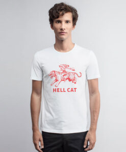 Retro Cowgirl Hell Cat T Shirt