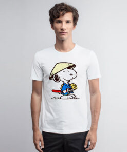 Snoopy Samurai Vintage 90s T Shirt